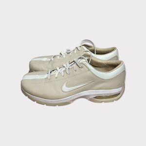Nike Air Max Giddy Up Golf Shoes Cleats Beige White 9M